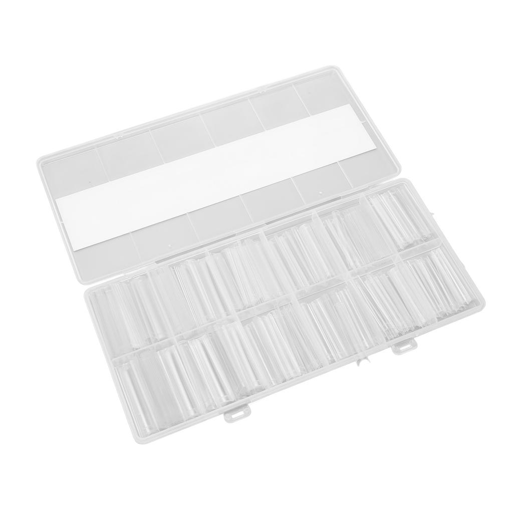 240pcs False Nail Extensions Transparent Ultra Long Nail Tips Thin Full Cover Artificial Fingernail
