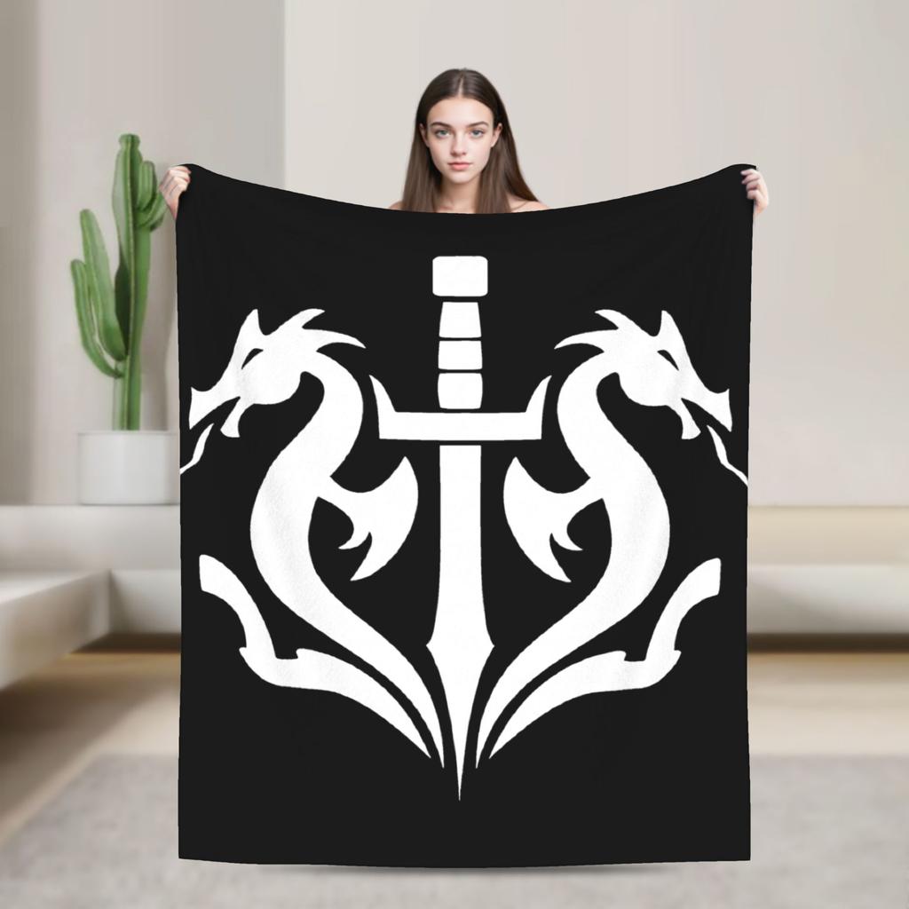 SubZero Mortal Kombat  Knitted Blankets   Plush Throw Blanket Bed Sofa Personalised UltraSoft Warm Bedspreads
