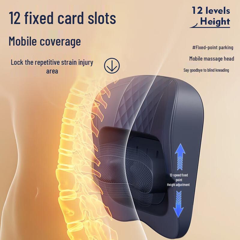 AUX Heated Full Body Kneading Massage Pillow CN plug (adapter included)
