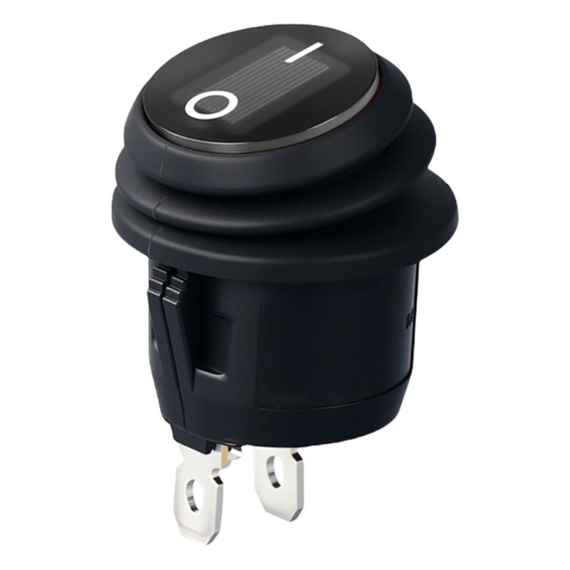 High Performances Waterproof 2 Pin Round Switches 2 Position for Industrial Control Panel and Marine Devices