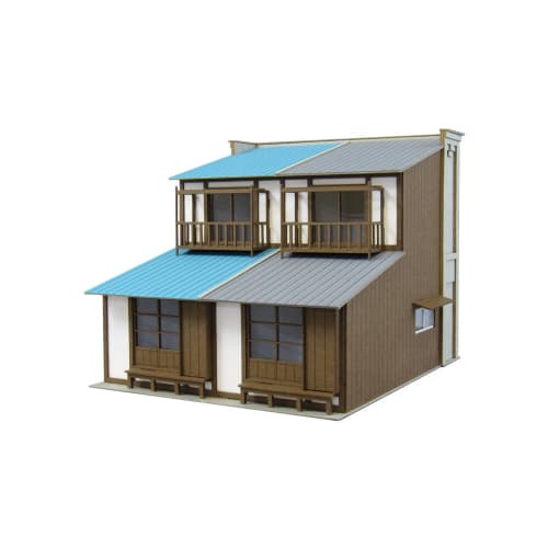 Sankei 1/87 Scenery Series Corner Shop-5 MK05-26 Paper Craft