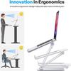 Portable Laptop and Projector Cooling Stand with Adjustable Riser