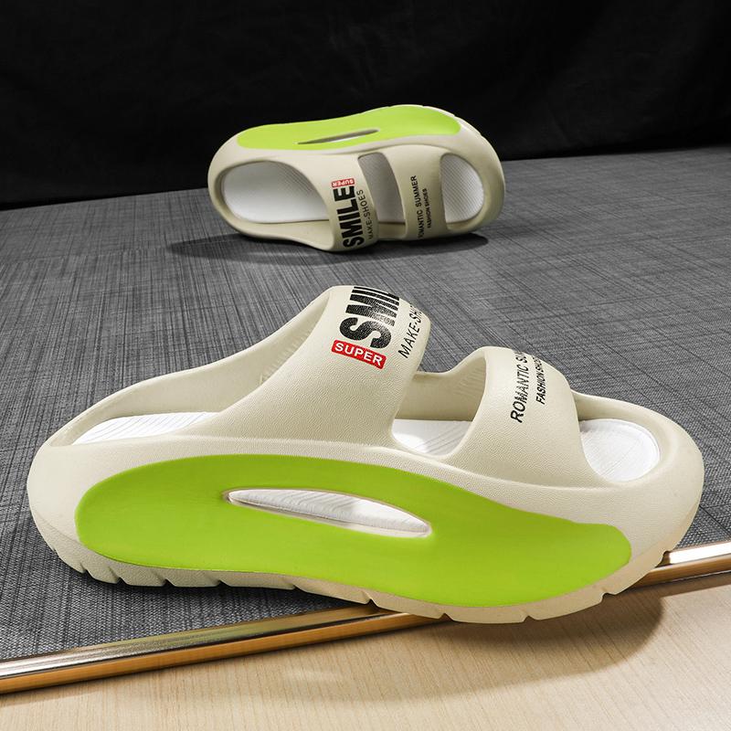 Popular Design Outdoor Men's Slides Exclusive Casual Soft-soled Men's Slippers Thick Soles Anti-slip Summers Beach Sandals