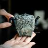 150ml Antique Ceramic Teapot Household High-end Animal Face Patterned Teapot Chinese Tea Set Tea Kettle Handmade