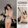 Sexy Lingerie Pure Desire Nurse Uniform Lace Bow Sexy Romantic Conjoined Maid Cosplay Woman
