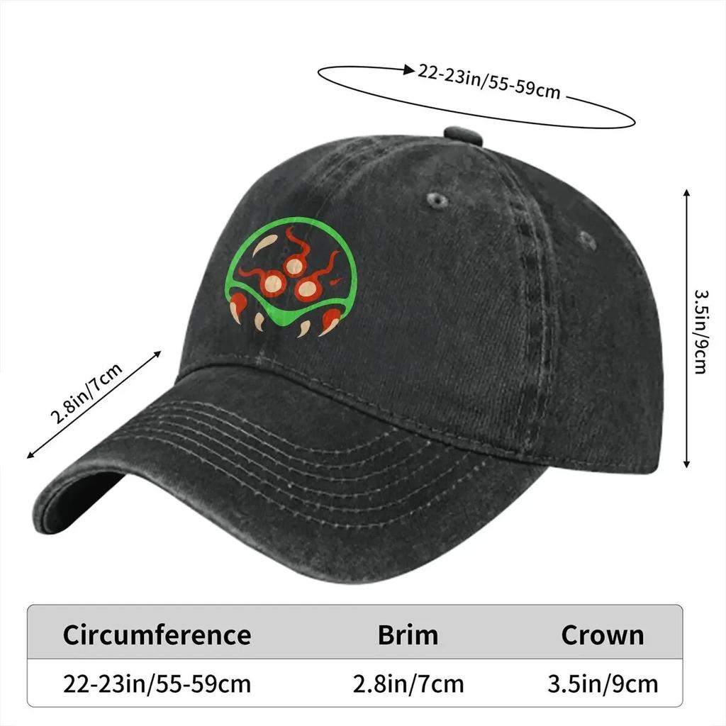 Super Metroid Game Multicolor Hat Peaked Womens Cap Novelty Personalized Visor Protection Hats