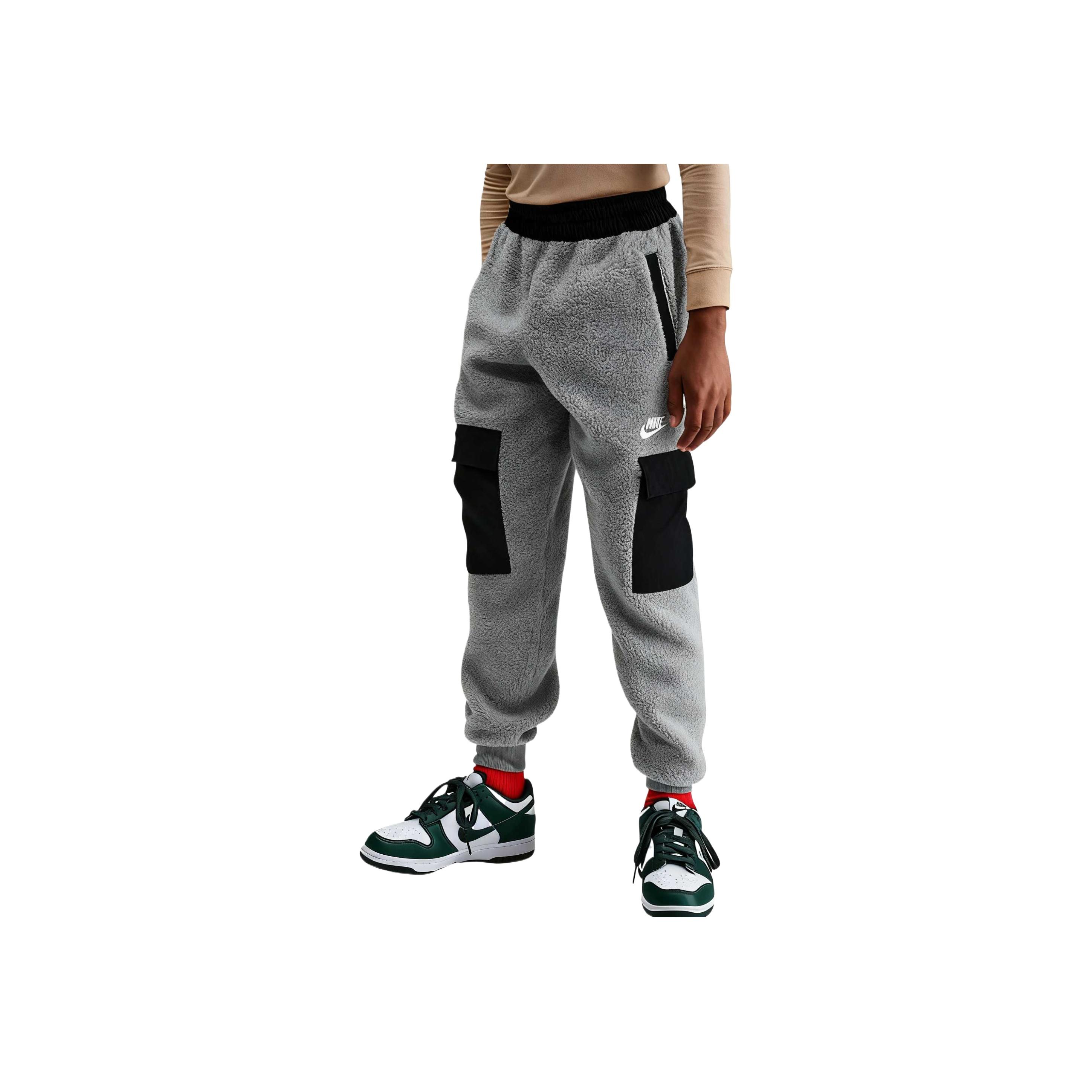 Nike Sportswear Club Мягкие Удобные Для Кожи Карго Брюки Детские брюки HV0386-084 XL