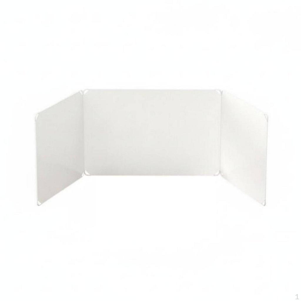 Tri-fold Desk Partition Easy Assembly Privacy Divider Shield for Classroom Exam