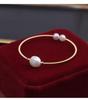 Natural Freshwater Pearl Baroque Bracelet: Women's Handmade Gold Wire-Wrapped Jewelry