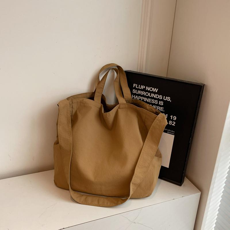 Large Capacity Tote Bag Women's Commuter Shoulder Crossbody Bag Student Class Bag