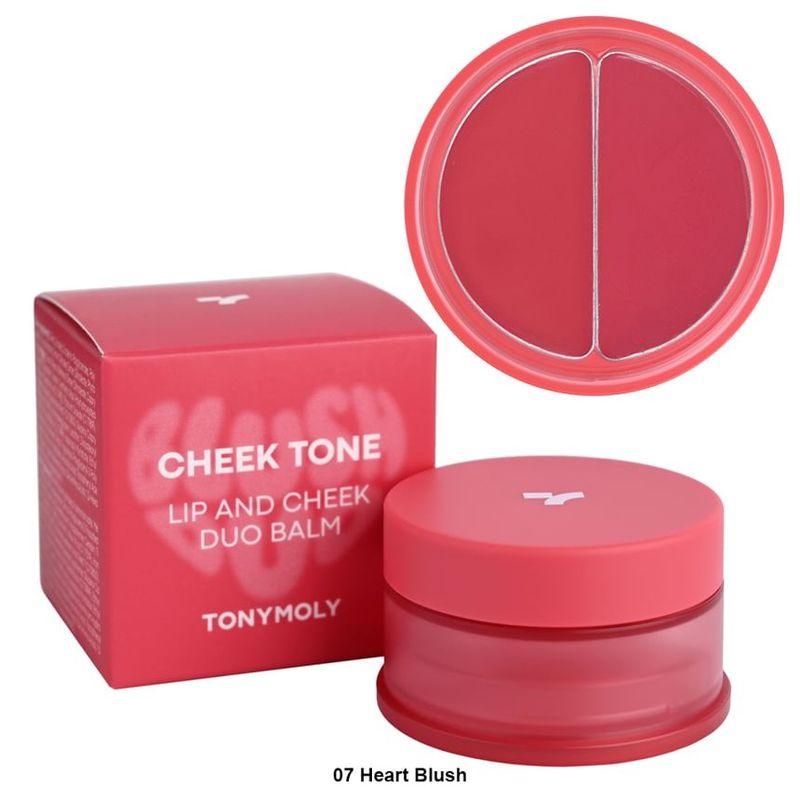 TONYMOLY - Cheek Tone Lip And Cheek Duo Balm - 9 Colors