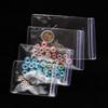100Pcs PVC Plastic Self Sealing Bag Dustproof Jewelry Bag New Zip Lock Bags  Necklace Bracelet Ring