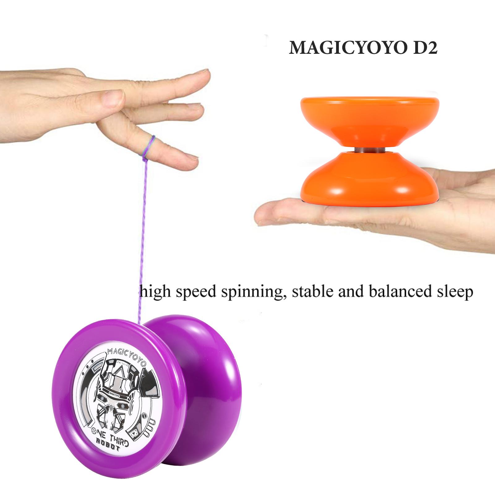 

MAGICYOYO D2 Профессиональный Йо-йо U Подшипник Легкий Йо-йо для Любителей Начинающих Профессиональных Игроков Подарок Игрушка для оранжевый