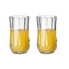 7.8oz/10.2oz/10.8oz/12.9oz Multiple Capacity Wine Glasses Diamond Relief Wine Cup Party Ins Style Cold Drink Cup Cocktail Glass