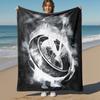 1pc Wizardry Magic Enigma  - Throw Blanket, Soft, Flannel Blankets, Living Room,  All Seasons Use-1021164