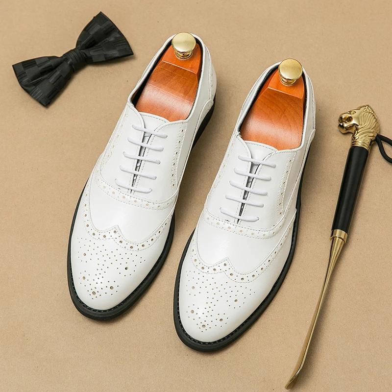 

Men Spring Autumn Shoes Lace Up Leather Comfortable Comfortable Wear For Daily Use Durable Material With Good Quality 46