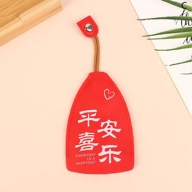 

Cute Creative Pull Out Large Capacity Key Sleeve Cartoon Leather Unisex Pull Type Key Bag Pu Leather Key Wallets