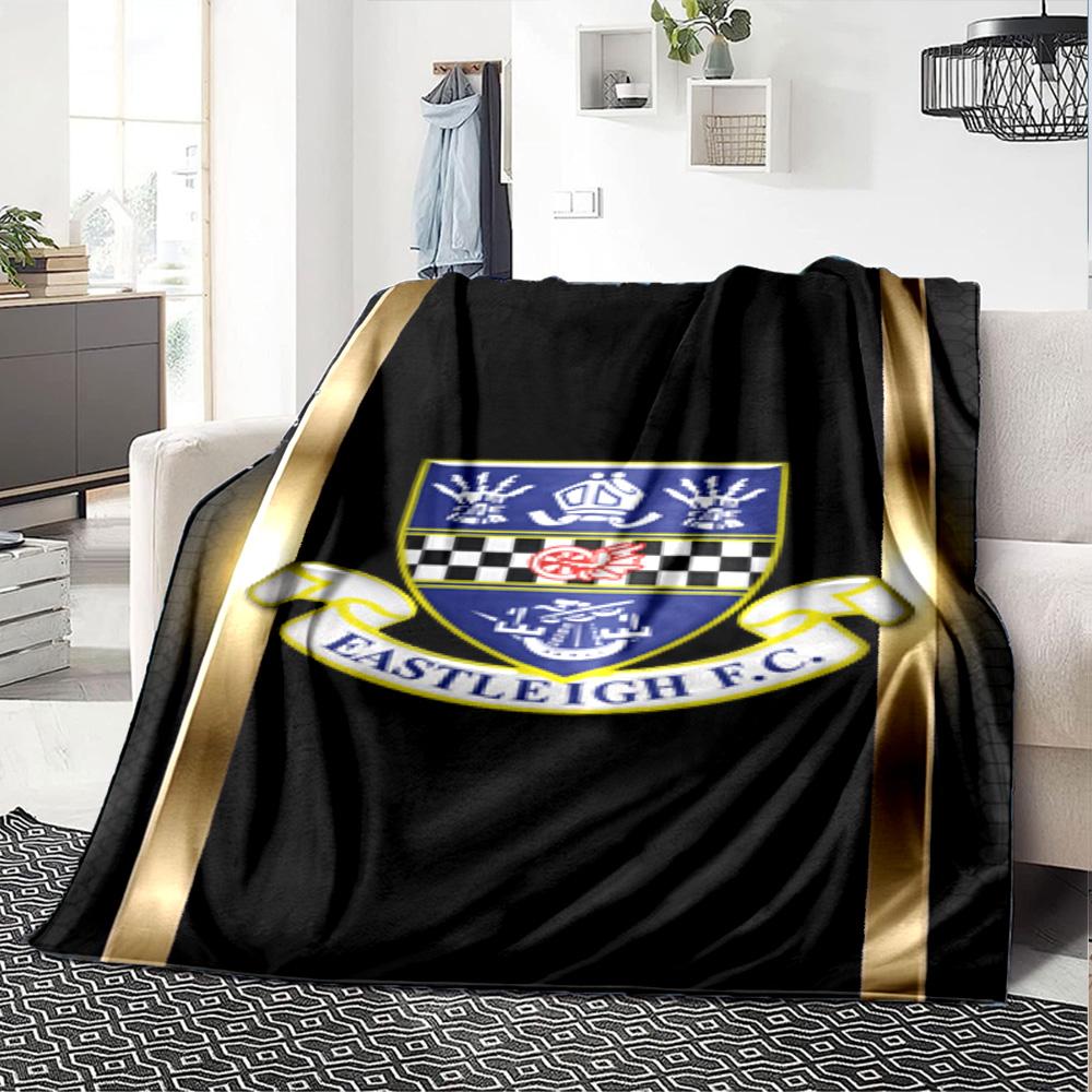 Eastleigh Fc Print Flannel Blanket High Quality Warm Comfortable Cover for All Seasons Perfect for Gifts Home Decor