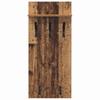 Wall Mounted Nightstand Reclaimed Wood Look 40 x 10 x 90 cm Engineered Wood
