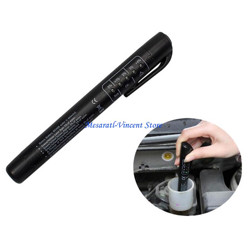 A70F Brake Fluid Tester Pen Car Brake Oil Water Content Quick Detection LED