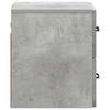 Wall Mounted Nightstand 2 pcs Concrete Grey 34.5 x 33 x 40 cm