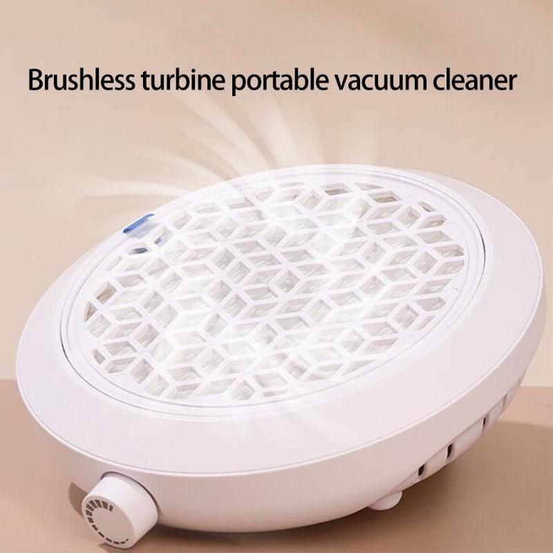 Nail Vacuums Cleaner Strong Suction Nail Dust Collector Turbines Brushless Nail Dust Remover Manicures Supplies