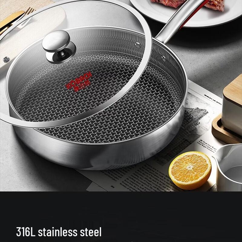 

Kangbach 3rd Gen Honeycomb 316L Non-stick Frying Pan