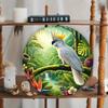 Metal Art Bird Wall Sign for Home Garden Office Decor