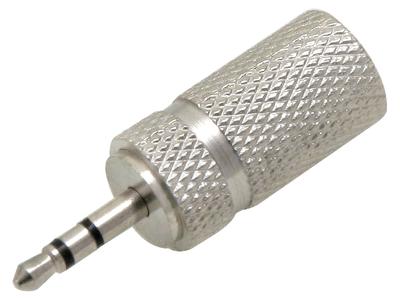 Klinkenadapter 2,5-Stecker 3,5-Buchse Metall Stereo