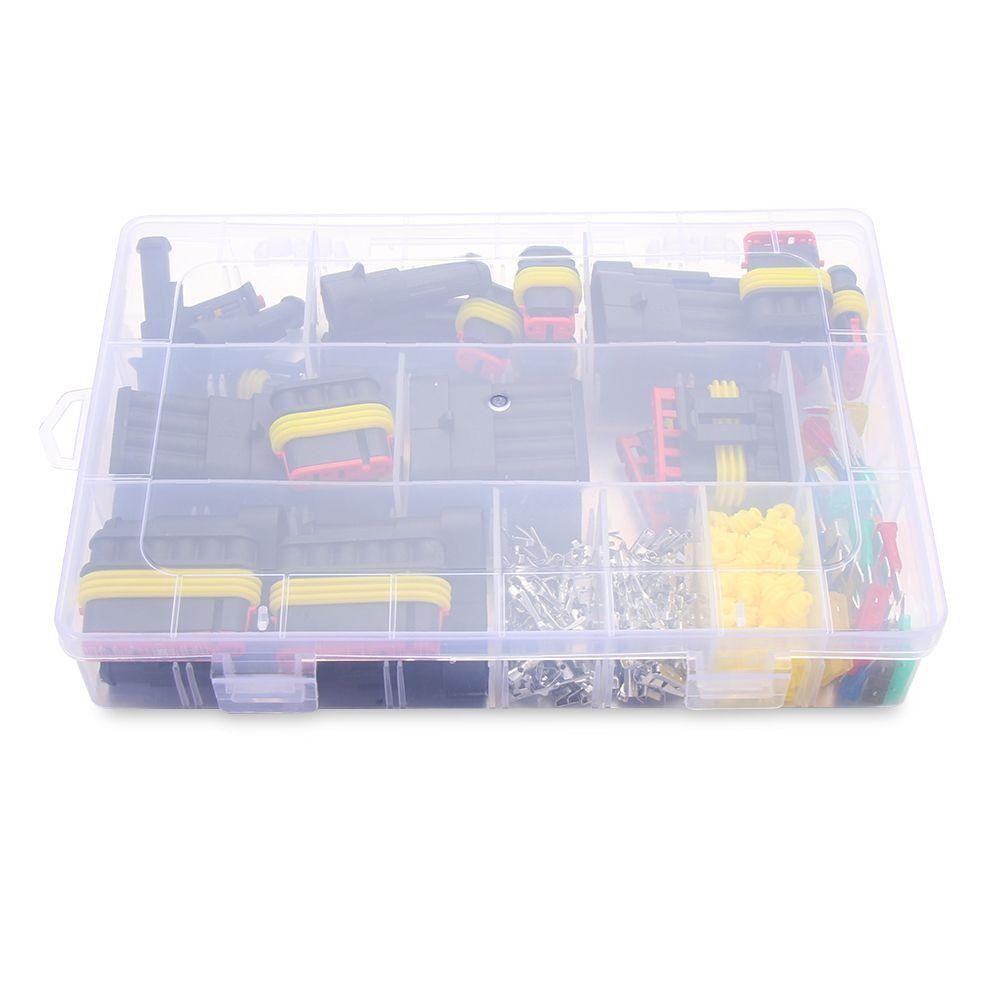 Male And Female Pair Car Electrical Connector 300V 12V Wire Harness Plug Automotive Repair