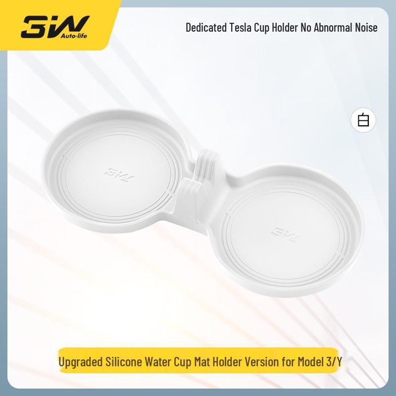 Tesla Model Y/3/S/X Center Console Silicone Cup Holder Coaster