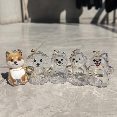 2 Stück Transparente Aufbewahrungsbox für Tierhaare - Hunde-Gedenkkapsel, Flasche für Tierhaare mit Schlüsselanhänger - Ein herzerwärmendes Geschenk