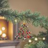 1/2pcs Colorful Layered Christmas Tree Ornaments Acrylic 2D For Home Xmas Office Window Festival Party Lightweight Decor Gifts