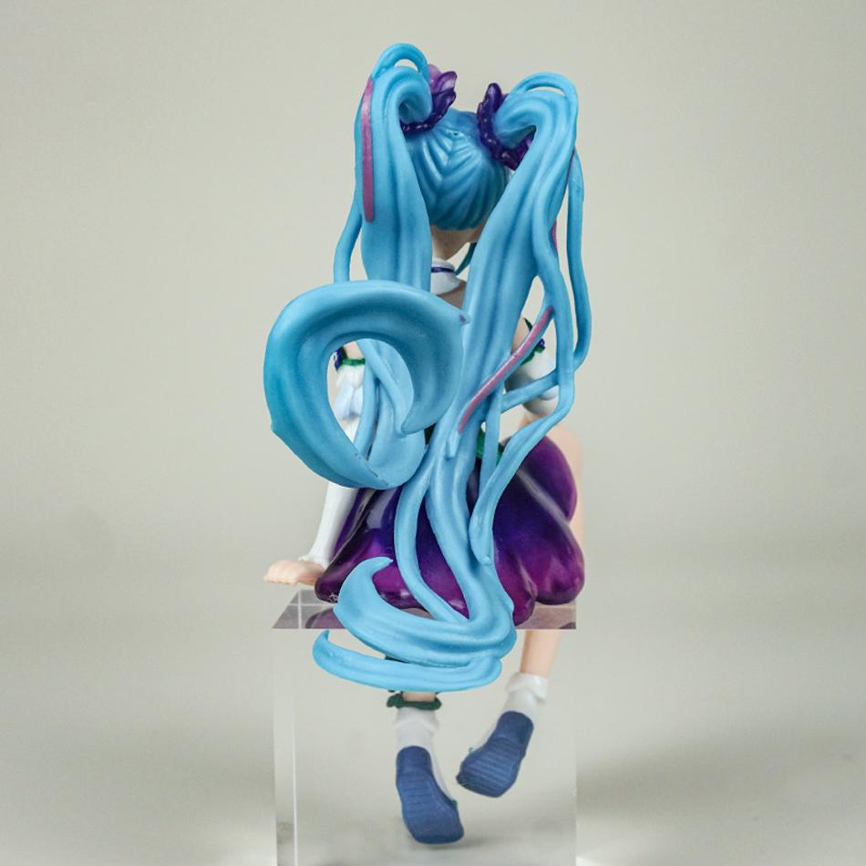 14cm Anime Figure Hatsune Miku Morning Glory Fairy Noodle Stopper Miku Action Figure PVC Collection Model Ornament Toys Gifts