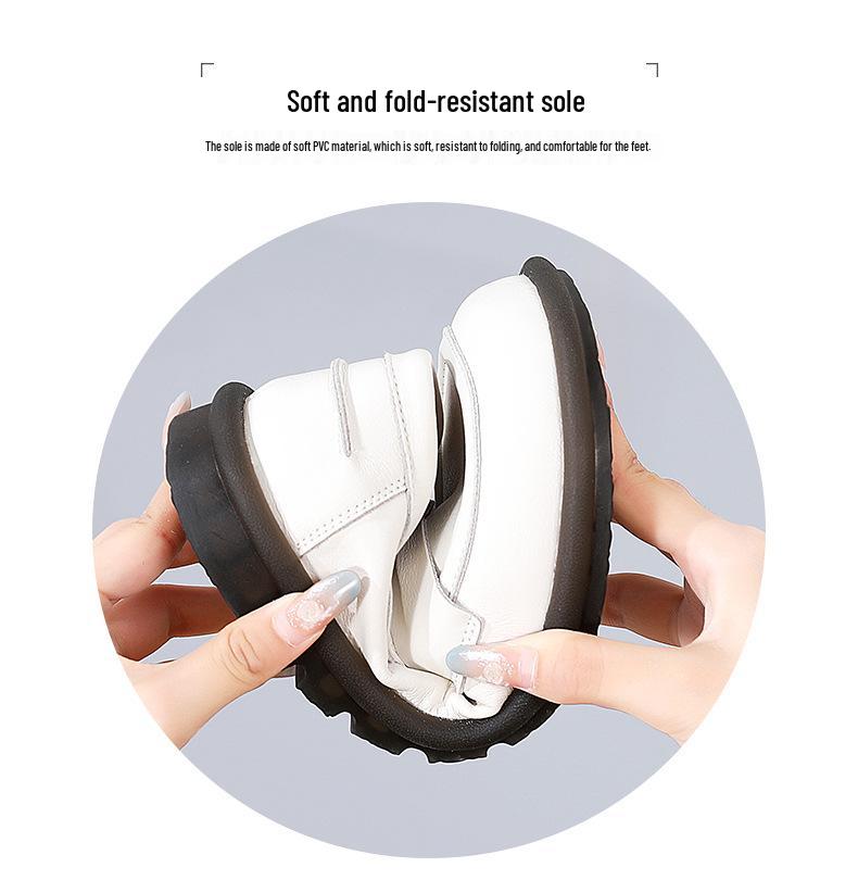Autumn 2022 Korean Style Casual Slip-on Loafers for Middle-aged and Elderly Women