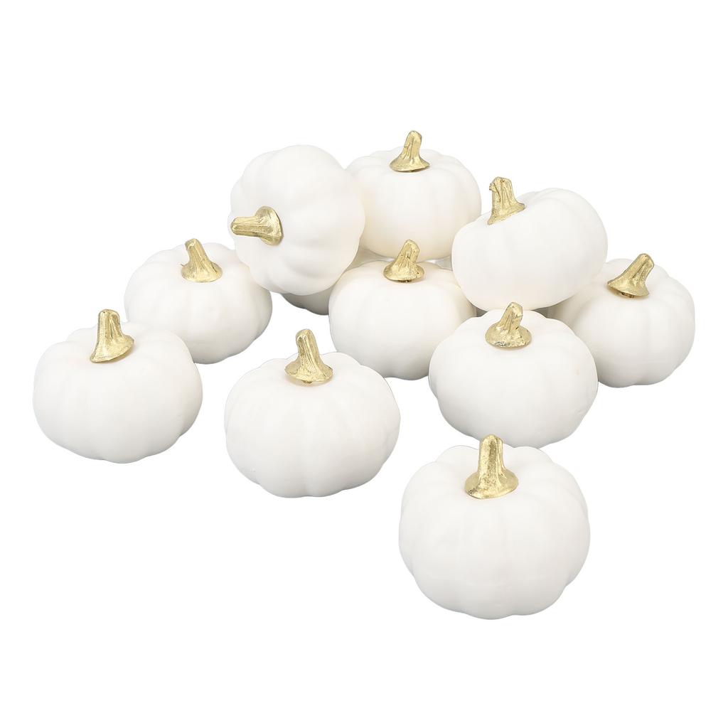 12pcs Foam Pumpkin Decorations Fake Foam Pumpkin Decor Autumn Decorative Pumpkin for Nail Art
