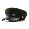 Menns og kvinners Cap Vintage Beret Cap Flat Top Komfortabel pustende Cap