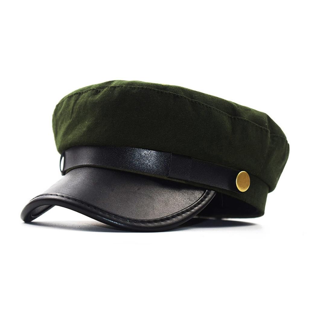 Menns og kvinners Cap Vintage Beret Cap Flat Top Komfortabel pustende Cap