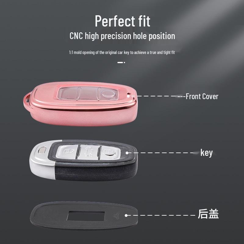 2022 Hongqi HS5/HS7 TPU Soft Rubber Car Key Case Cover