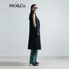 MO&Co. NOIR Collection Long Wool Suit Vest