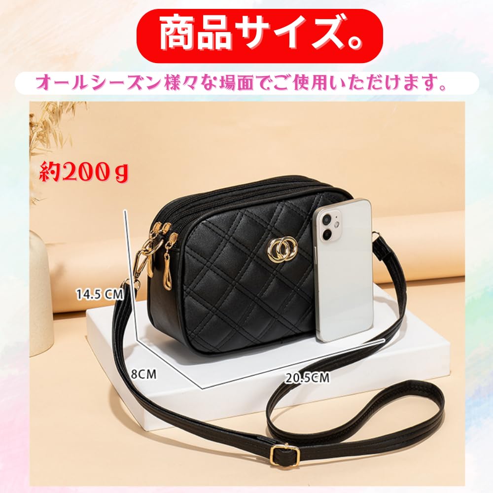 ORIJIRI Damen-Handtasche, Kleine Umhängetasche, Geldbörsen-Tasche, Niedliche Umhängetasche, PU-Leder, 3-Wege Mini-Umhängetasche
