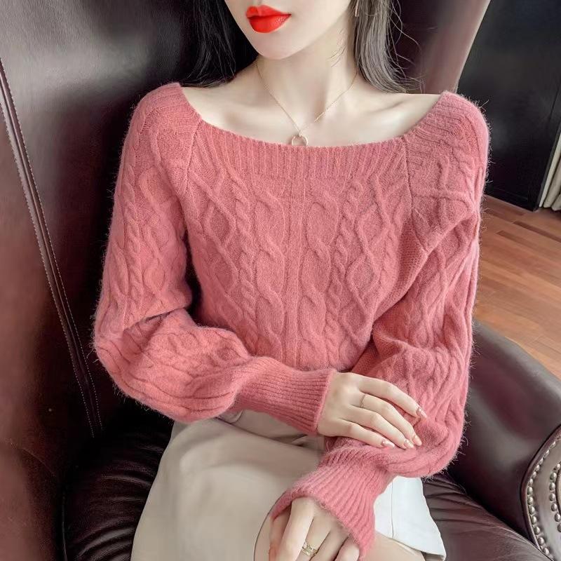Twist Fang Ling Pullover Kurz Herbst und Winter Lose Warten Platzierung Taille Lighth Leidenschaft Abdeckung