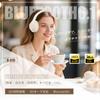 Meisei Shop Bluetooth Wired and MicroSD Card HiFi Sound Up to 23 Hours of Continuous Dual Device Compatible with and Khaki White 6.1 Over-Ear