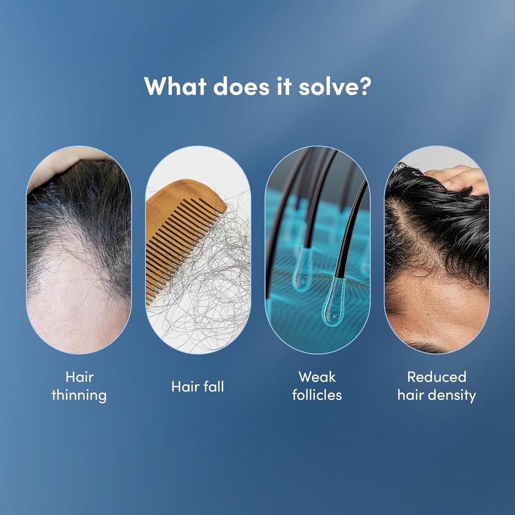 Man Matters Advanced Hair Growth Serum Roll On For Men 25 ml | Hair Fall Control & Thicker Hair