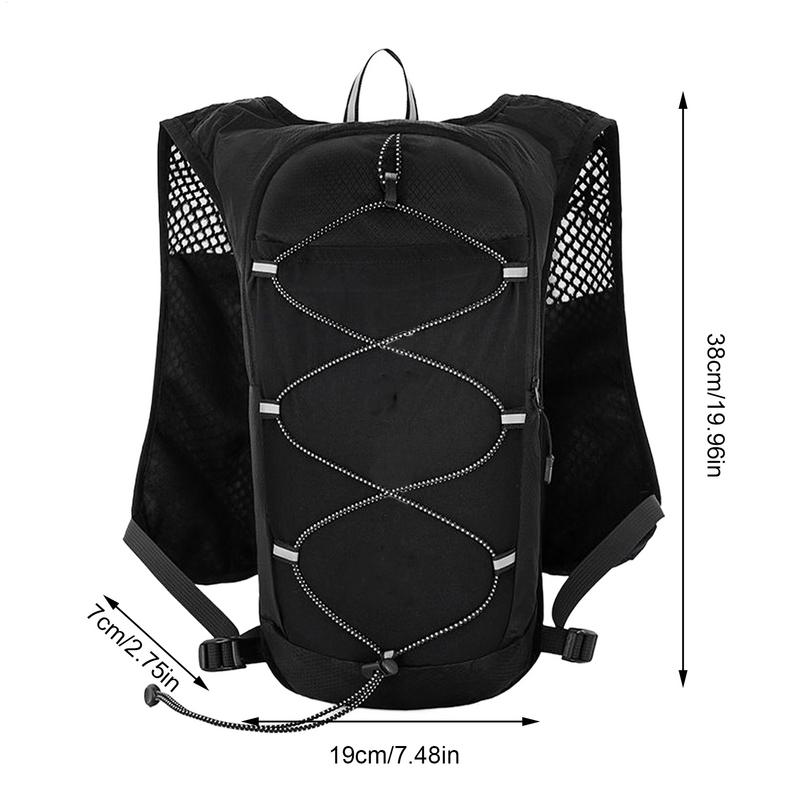 Outdoor Reflective Running Backpack Breathable Women Men Running Race Hydration Vest Running Bag for Bicycle Marathon