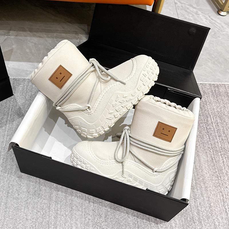 Snow Boots for Women In Winter Super Hot Thickened Warm Sleeve Cotton Boots Non-slip Water-release Fashion Northeast Boots for Women