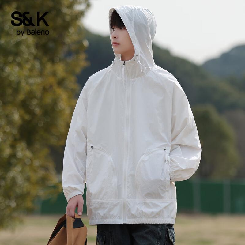 Baleno Men's S&K Series UPF50+ Sun Protection Hooded Jacket