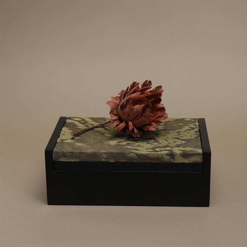 Wabi-Sabi Style Designer Jewelry Box: Elegant Home Decor & Accessory Storage