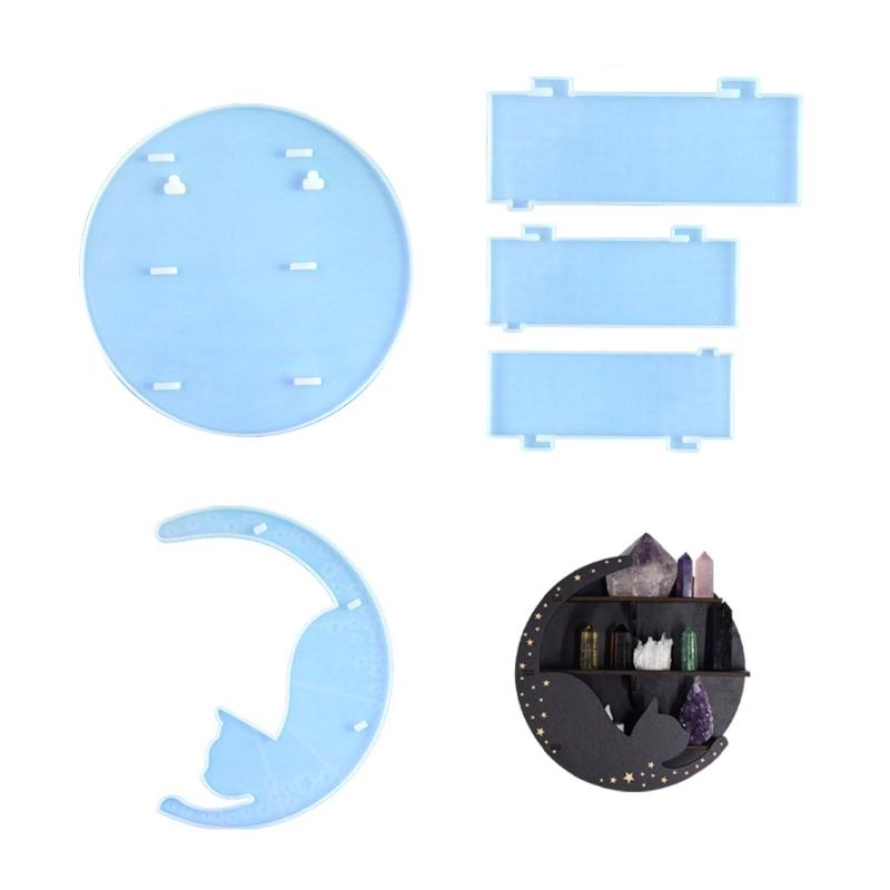 Silicone Wall Storage Shelf Mould Wall Holder Resin Moulds Epoxy Resin Silicone Molds for DIY Halloween Decorations