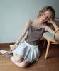 Aueonoseuteljia Deli Lace Sleeveless T-Shirt_Brown(Ob6Tp08)